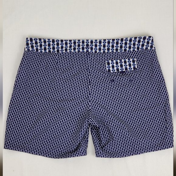 Prana Makenna Drawstring Stretch Indigo Board Shorts. - Picture 6 of 13